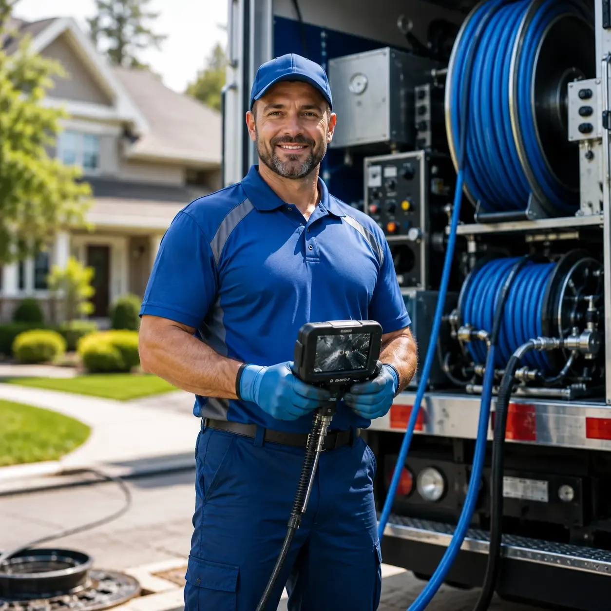 Local outdoor drain cleaning specialists in Colfax, NC